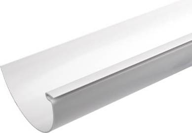 Plastmo Hvid Tagrende PVC 4 Meter Nr 11