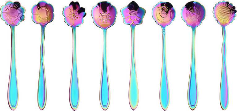Flower Design Patterns Set Stainless Steel