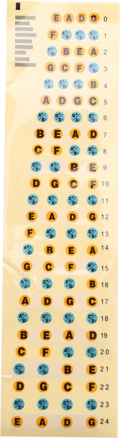 Tauoh Guitar Fretboard Note Decals Fingerboard Frets Map Sticker