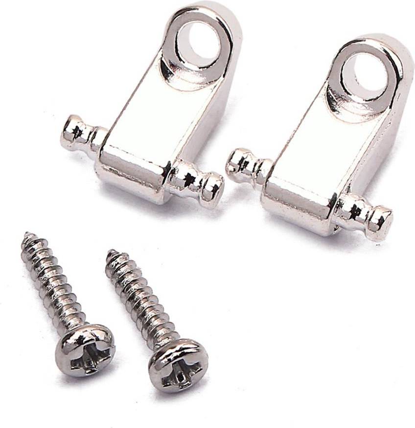 Stränghållare Rullstil Set Silver