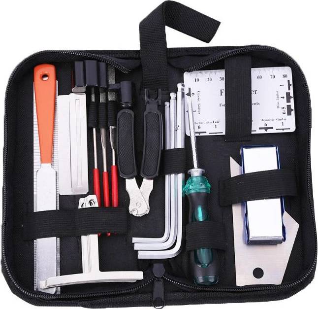 Gitarrvårdsverktyg Reparation Underhåll Kit