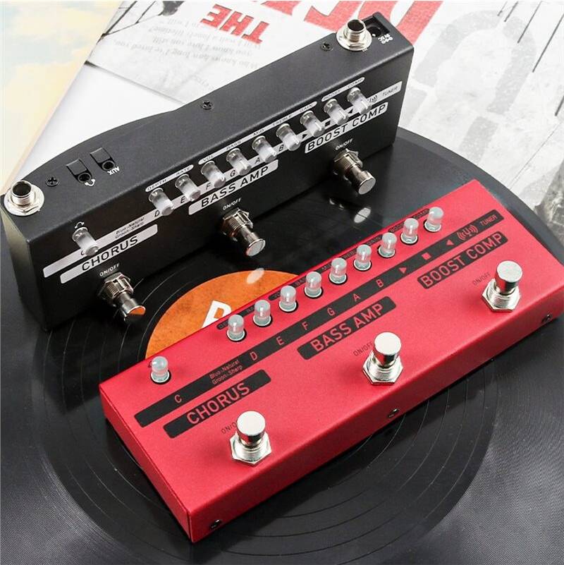 Pédale Multi-Effets Basse Chorus Compression