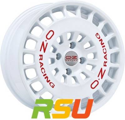 Alufelgen OZ Racing Oz Rr40 Race White Red Lettering Alufelgen 17