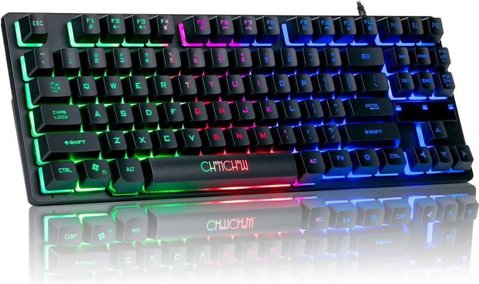 87-Key RGB Backlit Gaming Keyboard