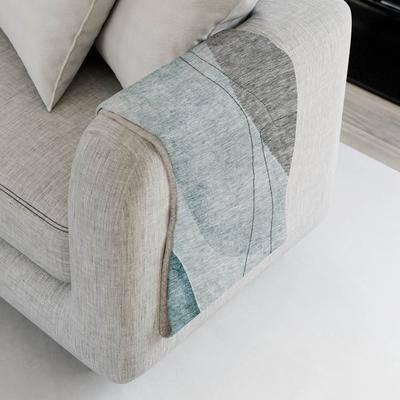 Addison Rugs Premium Machine Washable Contemporary Abstract Sherpa Throw Blanket Blankets