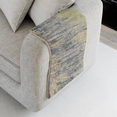 Addison Rugs Premium Machine Washable Abstract Contemporary Sherpa Throw Blanket Blankets