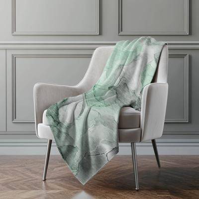 Addison Rugs Premium Machine Washable Abstract Contemporary Sherpa Throw Blanket Blankets
