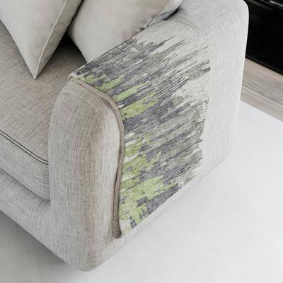 Addison Rugs Premium Machine Washable Abstract Contemporary Sherpa Throw Blanket Blankets
