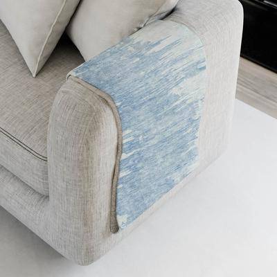 Addison Rugs Premium Machine Washable Abstract Contemporary Sherpa Throw Blanket Blankets