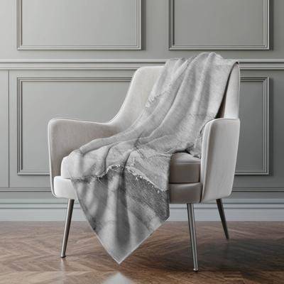 Addison Rugs Premium Machine Washable Abstract Contemporary Sherpa Throw Blanket Blankets