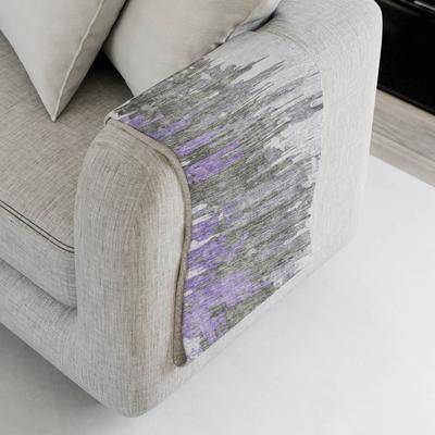 Addison Rugs Premium Machine Washable Abstract Contemporary Sherpa Throw Blanket Blankets