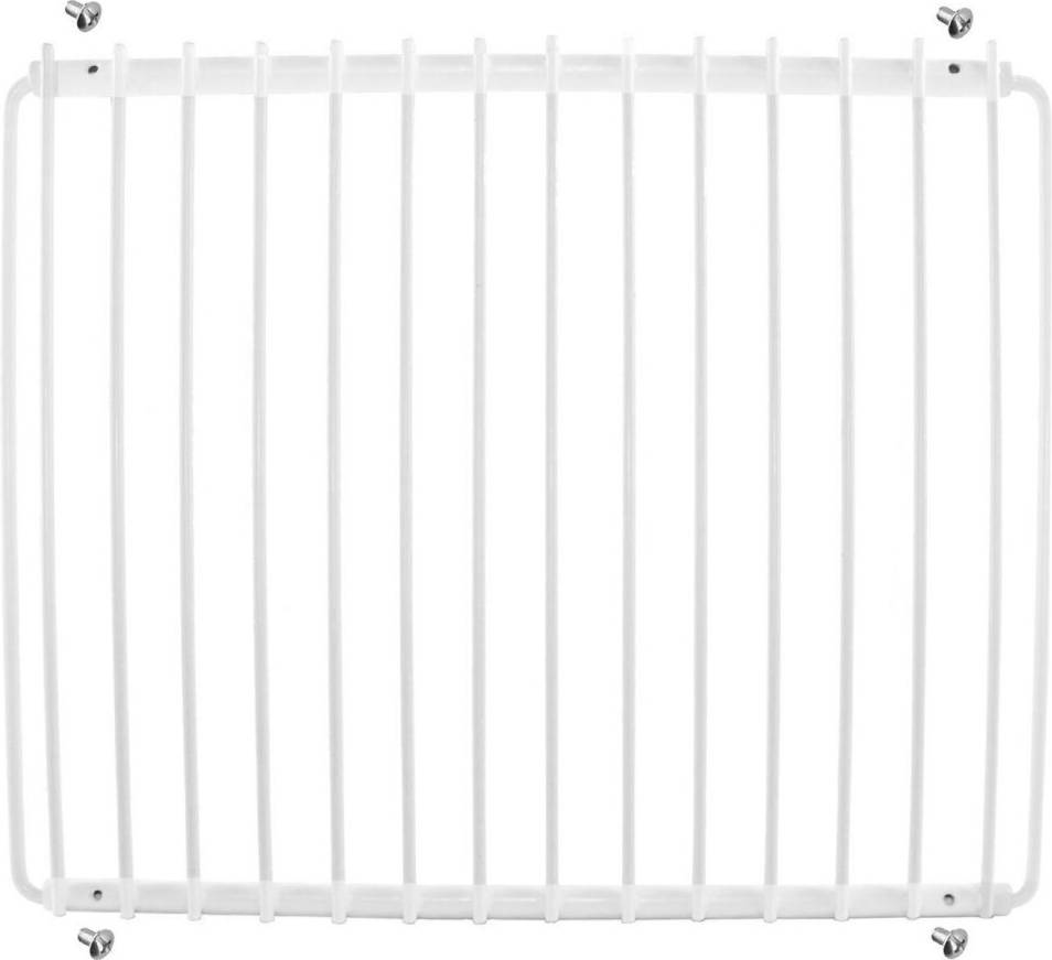 Spares2Go Fridge Shelf Adjustable Plastic White Rack
