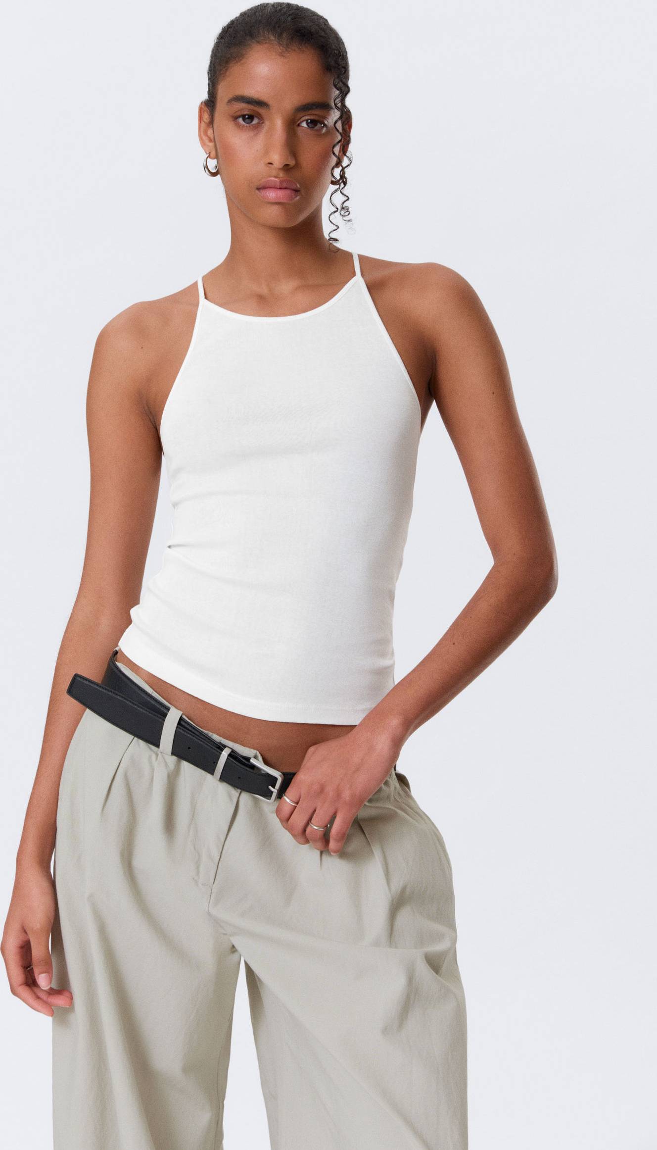 Weekday Schmal Geschnittenes Racerback Tanktop