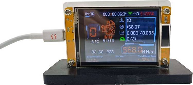 2.8-Inch Display NerdMiner V2 Solo Crypto Mining Machine