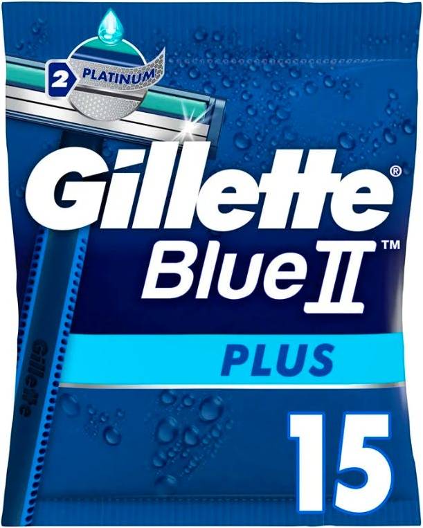 Gillette Blue 2 Plus Disposable Razors 15 St
