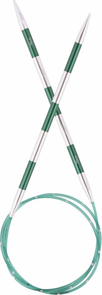Rundstickor 80 cm Knitpro SmartStix Rundstickor Aluminium 80cm
