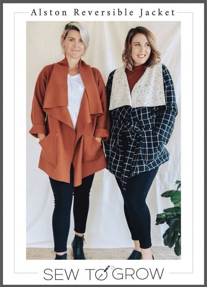 Sew To Grow Sewing Pattern Alston Reversible Jacket