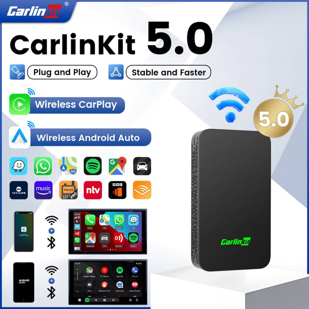 Carlinkit 5.0 Wireless Android Auto Box