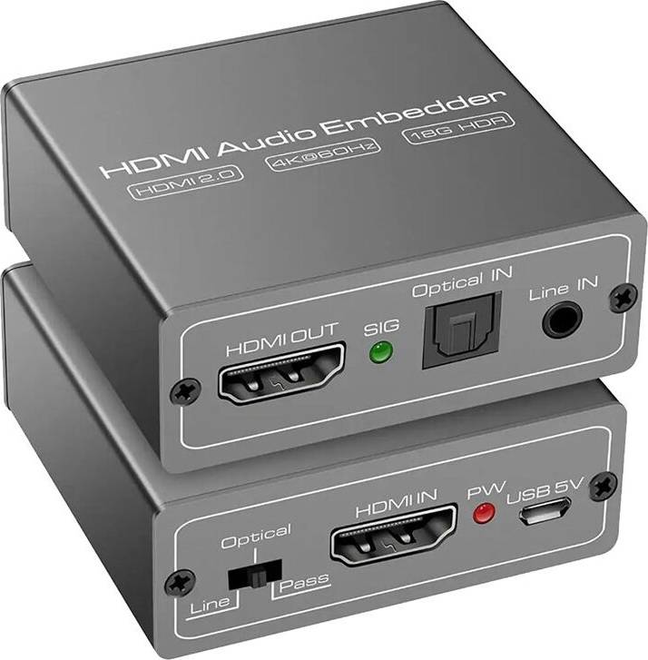 Typecat 4K 60Hz Audio Extractor Adapter