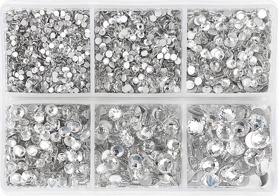 Vibrant Glass Crystal Made Rhinestones