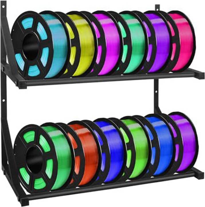 Wall Mount Filament Storage Rack