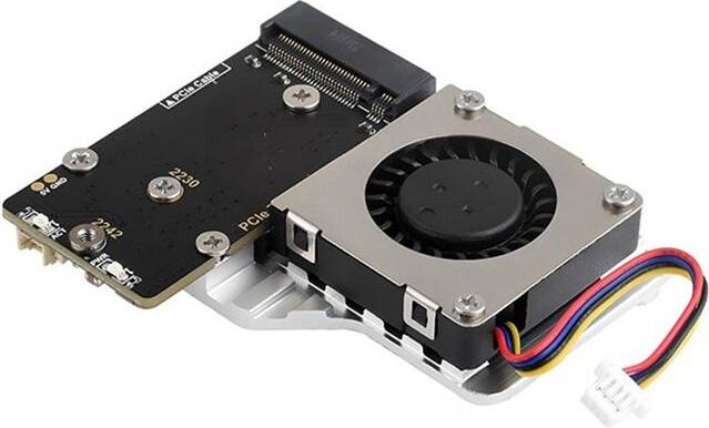 PCIe Zu M.2 Adapterkarte Raspberry Pi 5