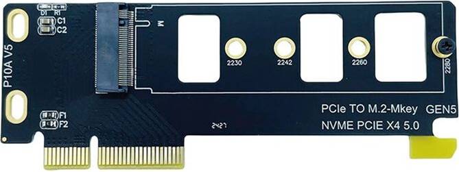 Nvme adapter Typecat PCIe to M.2 MKey NVME Adapter Card