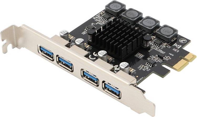 Typecat 4 Port USB 3.0 PCI Express Card