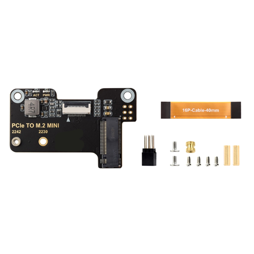 Adapter Board for Raspberry Pi5 PCIe to M.2 Mini