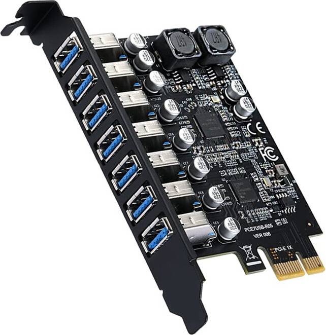 USB3.2 Gen1 5Gbps USB3.0 PCI Express Hub Adapter