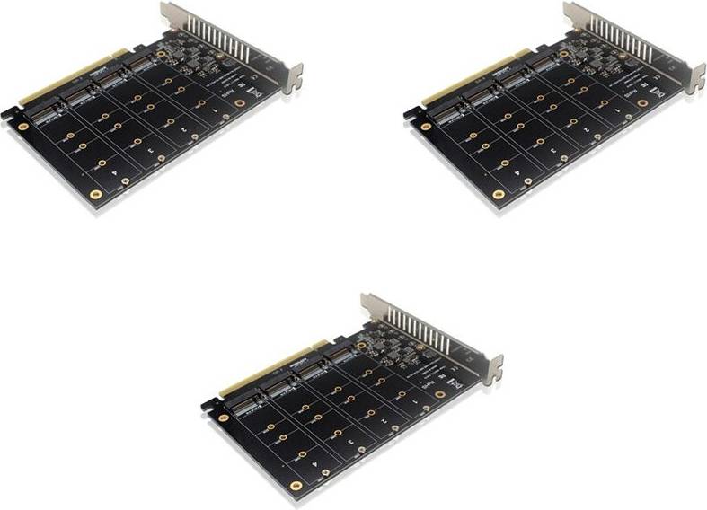 Typecat 3X PH44 NVME 4-Disk Array Card