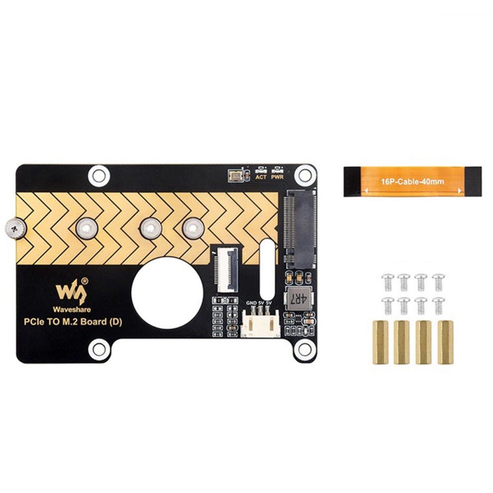 Jojomino PCIe Zu M.2 Adapterplatine Raspberry Pi5