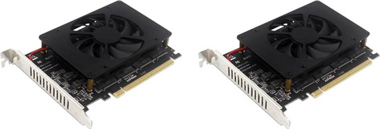 Nvme m2 ssd Tauoh PCIEX16 NVME M2 MKEY SSD Array Adapter