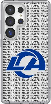Keyscaper Rams Galaxy Clear Text Backdrop Case