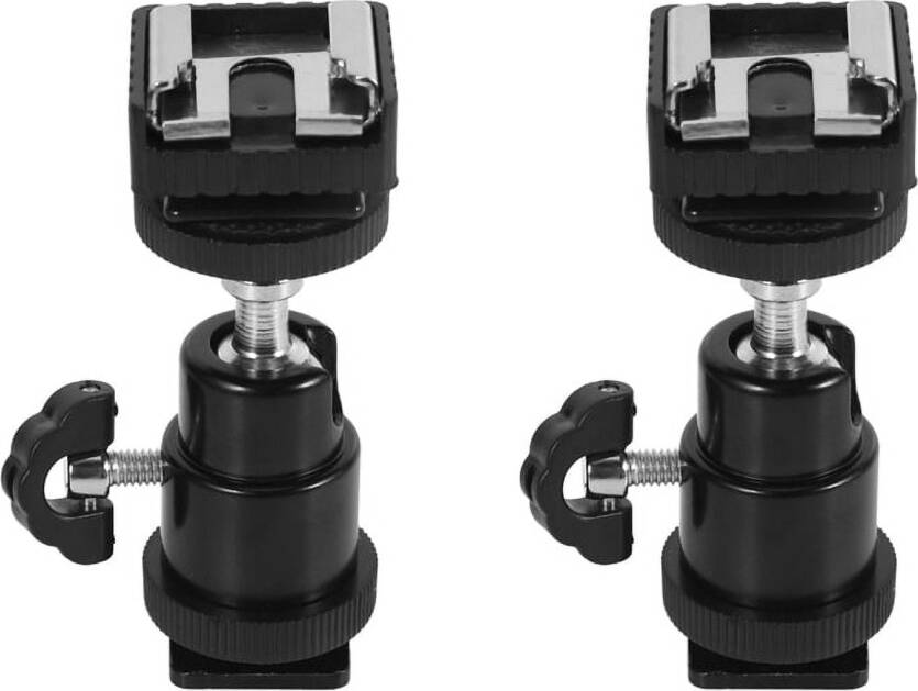 2X Lcd Monitor Adapter 1/4 Inch Female Hole