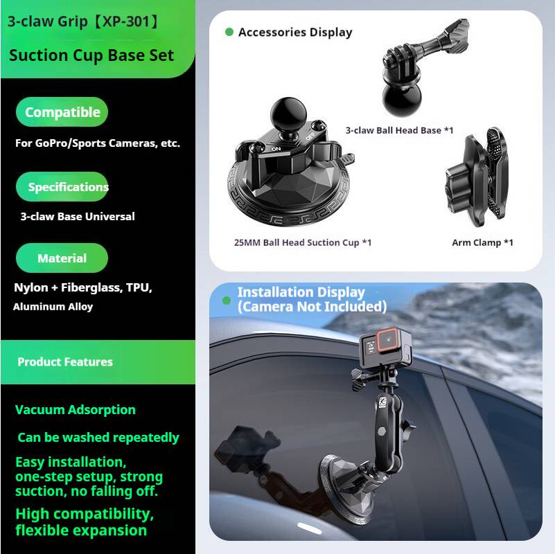 Car Camera Mount RNCYN Quick Release DJI Insta 360