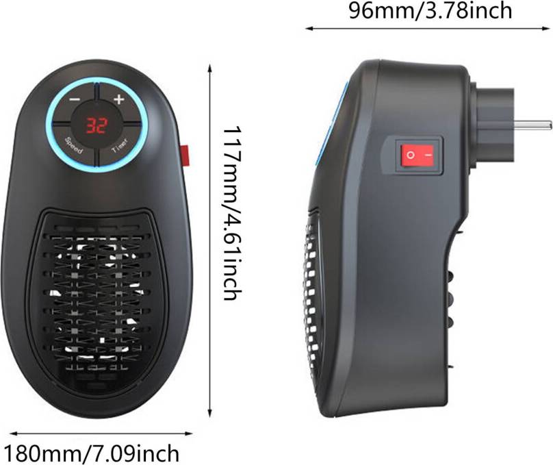 Portable Heater with Remote Control