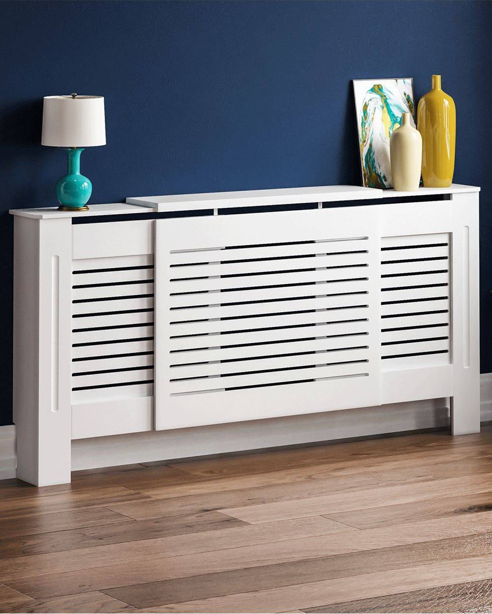 Home Discount Milton MDF Radiator Cover Heating Cabinet