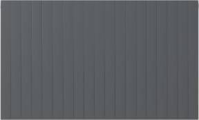 Grey Silhouette Concept Single Panel Radiator