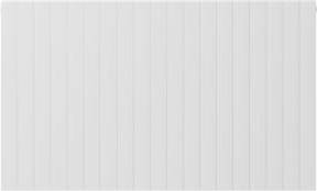 White Silhouette Single Panel Radiator
