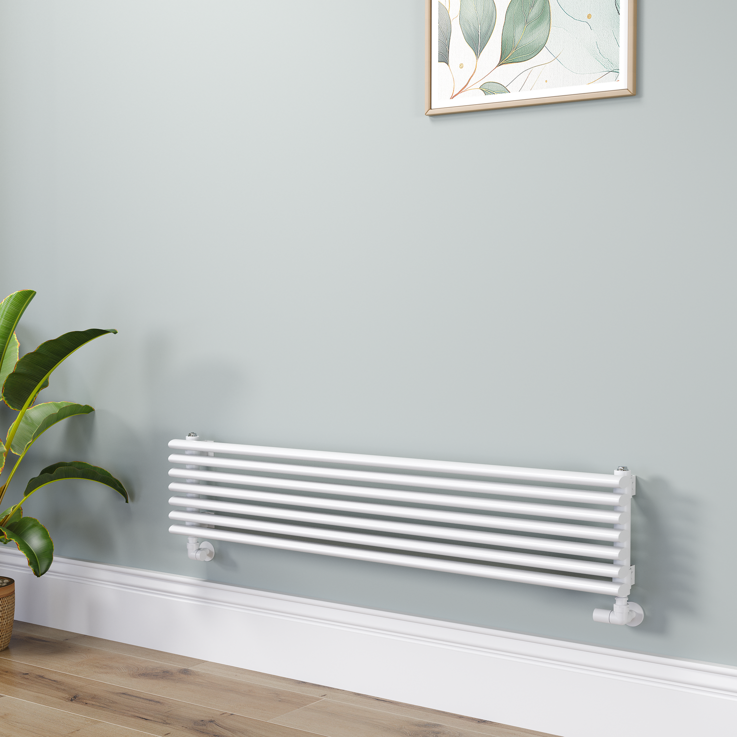 Ventura Linea White Oval Unique Designer Radiator