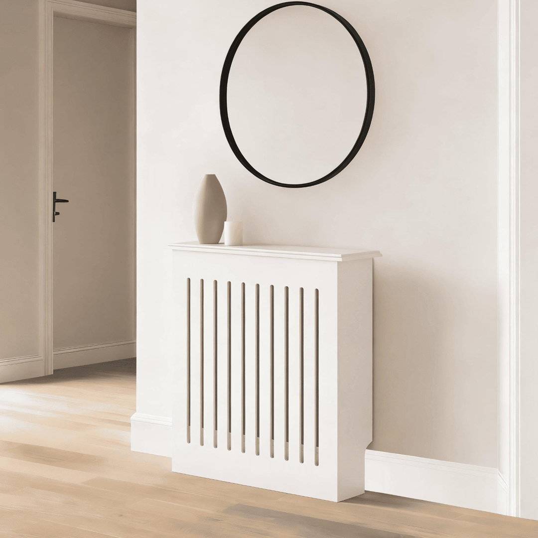 Home Source Loxley Radiator Cover White 78cm
