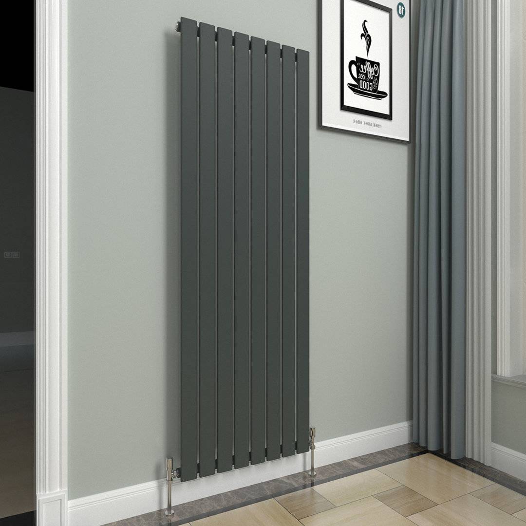 Ebern Designs Flat Panel Central Heating Designer Radiator