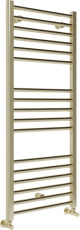 Porlock Straight Ladder Radiator Brushed Brass