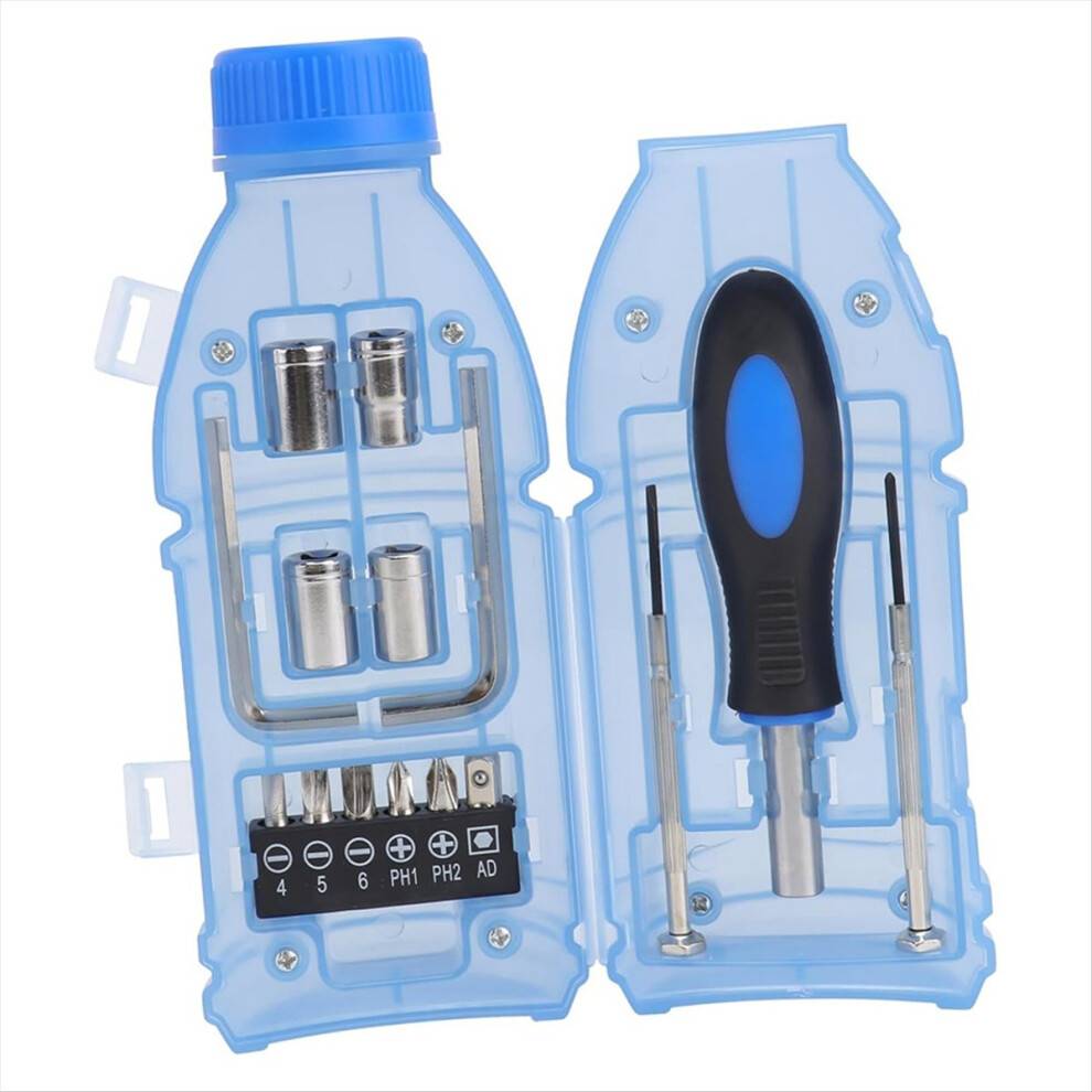 Melitt 1set Bottle-Design Screwdriver Tool Set Tool Kit