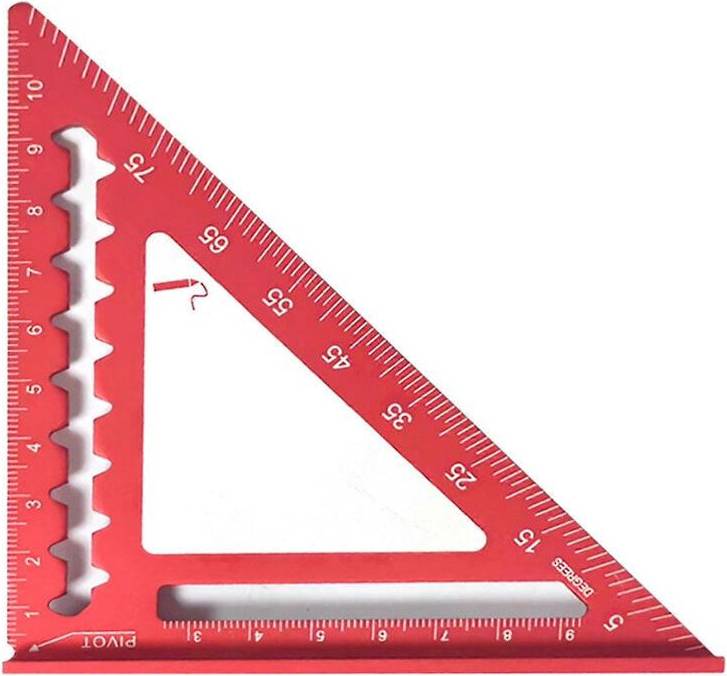 4 Inch Triangle Ruler Measurement Tool Vinkelhake