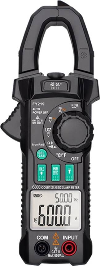 6000-Count True RMS AC DC Clamp Meter