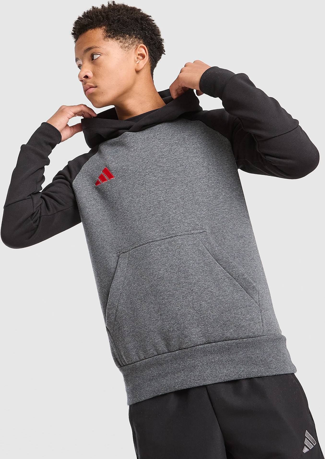 adidas Raglan Hoodie Junior - Sort