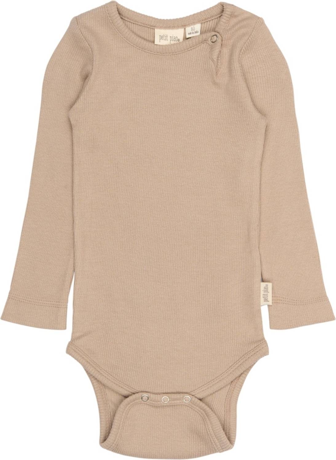 Body Rib Modal Långärmad - Ginger Snap
