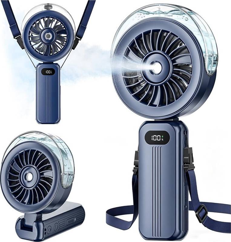 HandHeld Misting Fan Portable USB Rechargeable
